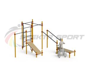 Купить Спортивный комплекс для инвалидов-колясочников WRK-D20_76mm в Борзи 