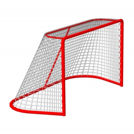 Купить Сетка хоккейная на ворота 1,22мх1,83мх0,5мх1,15м, нить 3,5 мм, безузловая в Борзи 